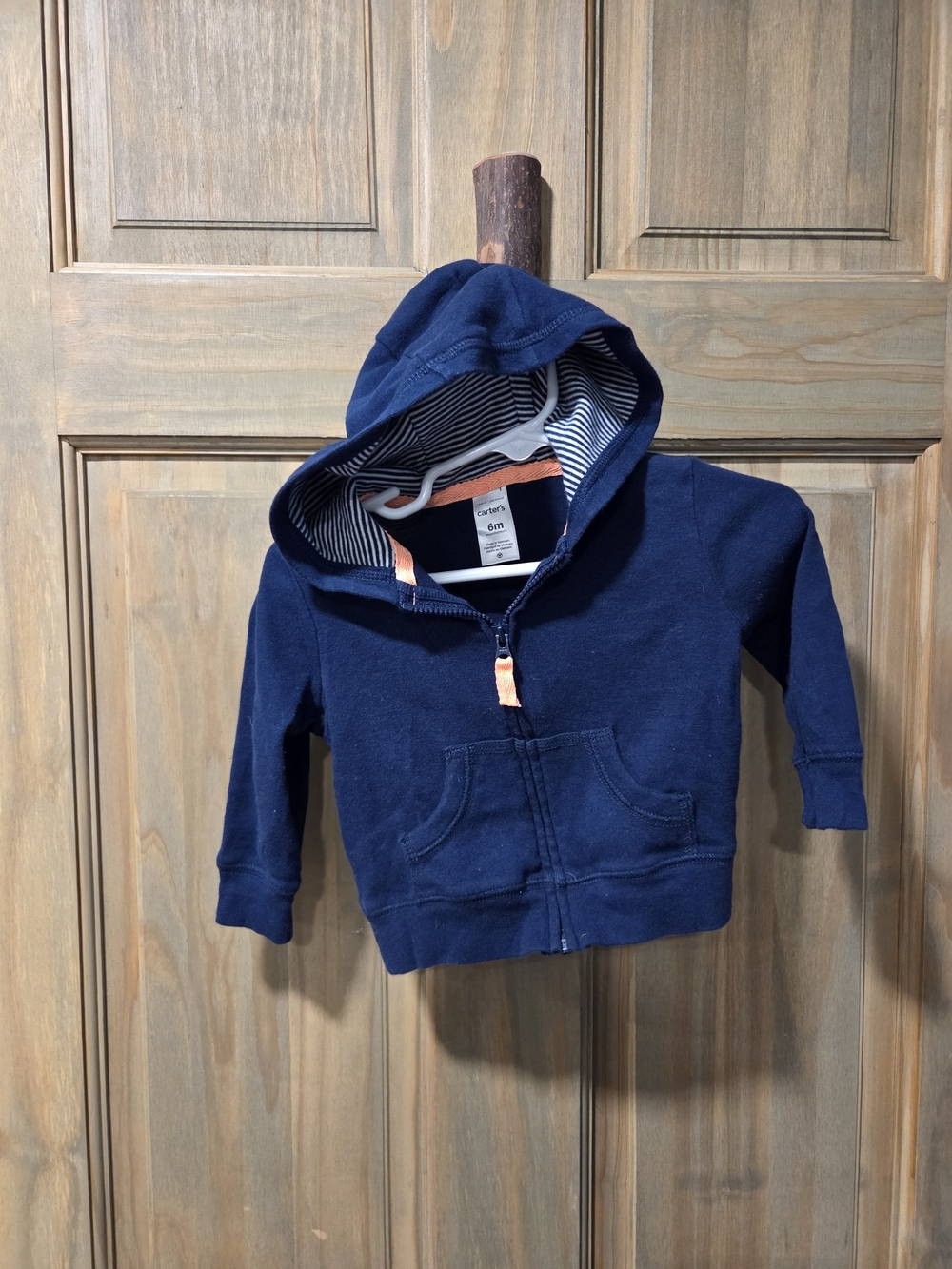 **BUNDLE & SAVE** Carter's Navy Hooded Zip Sweatshirt - 6M